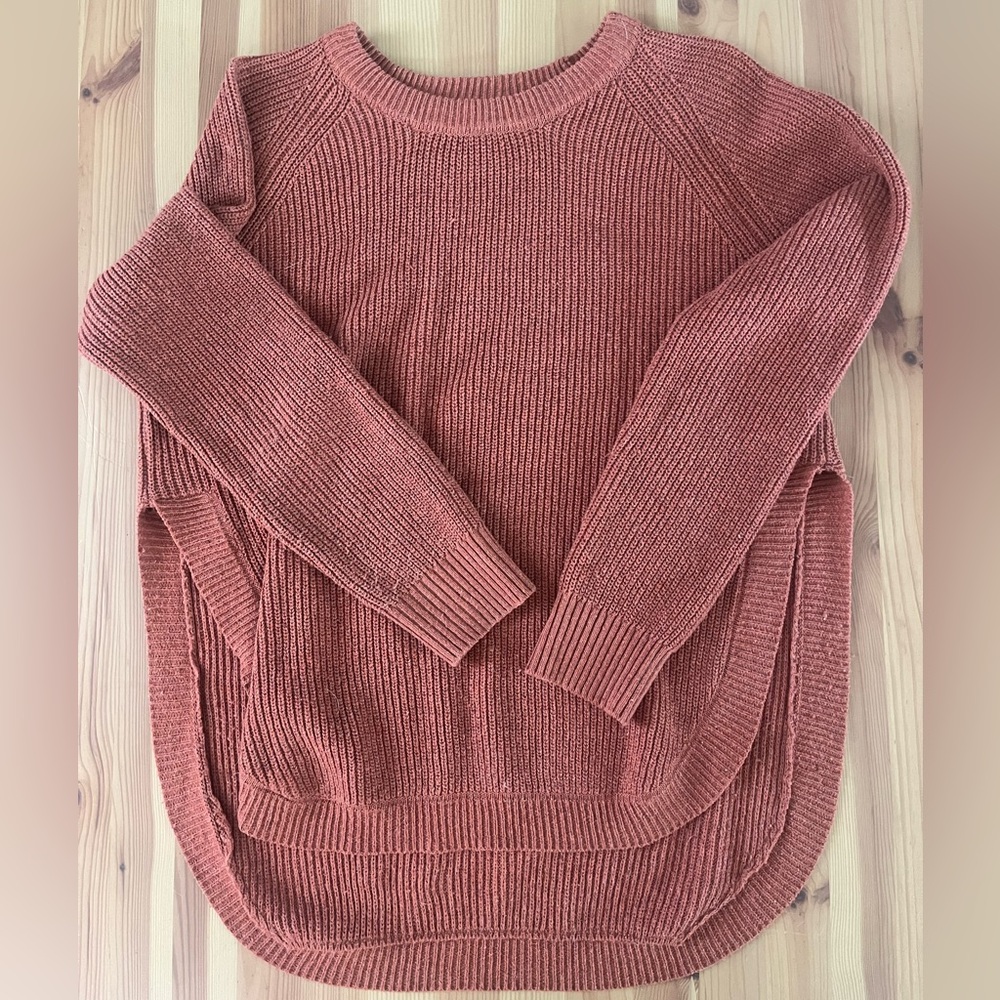 Simplee Terracotta Knit Pullover